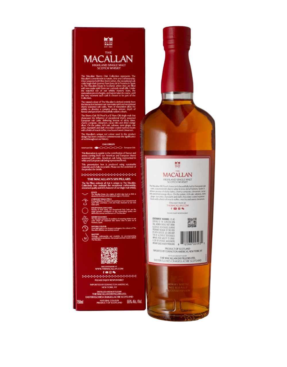 The Macallan Sherry Oak 12 Years Old - 110 Proof | ReserveBar