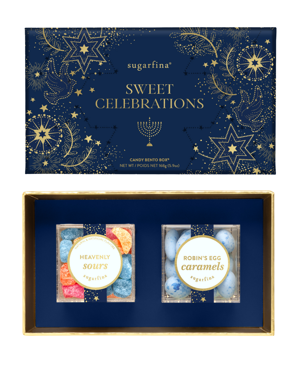 SUGARFINA SWEET CELEBRATIONS 2 PIECE CANDY BENTO BOX