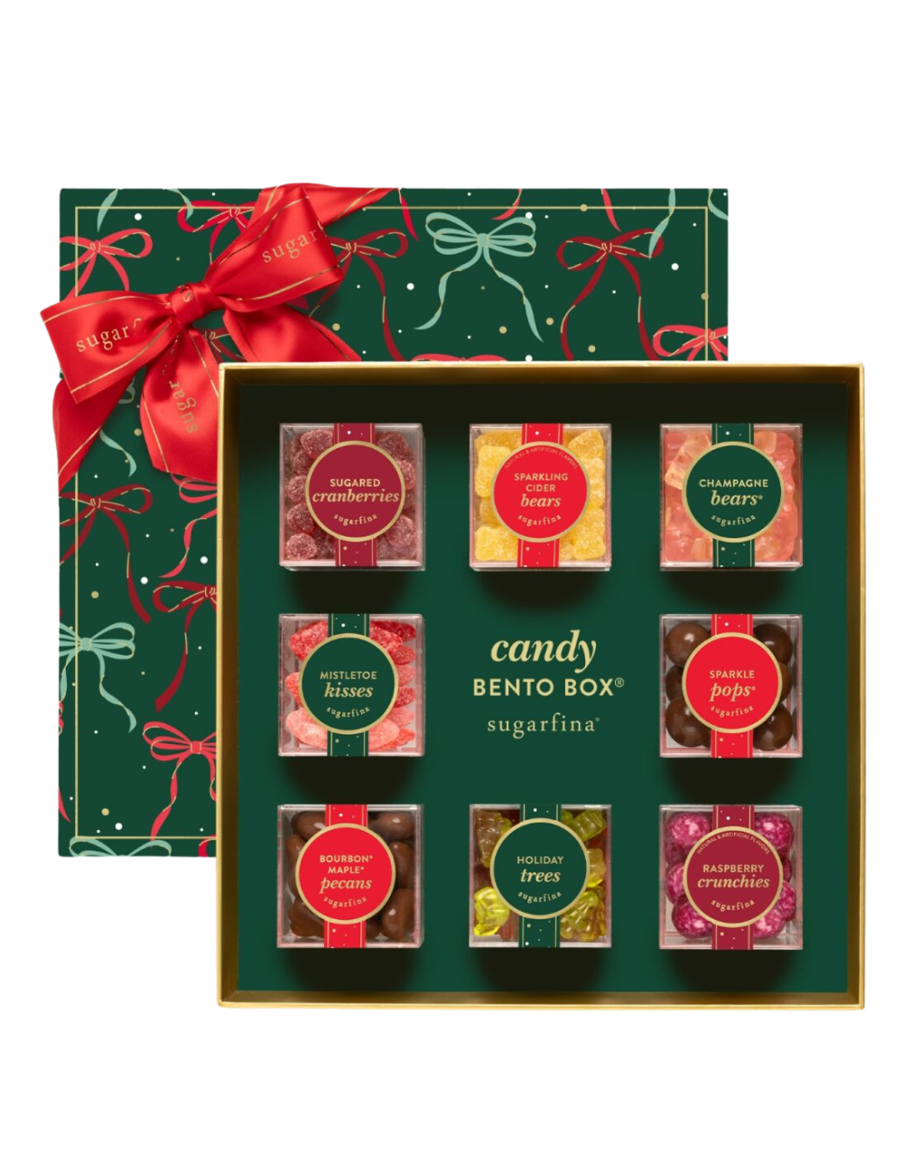 SUGARFINA HAPPY HOLIDAYS 8 PIECE CANDY BENTO BOX