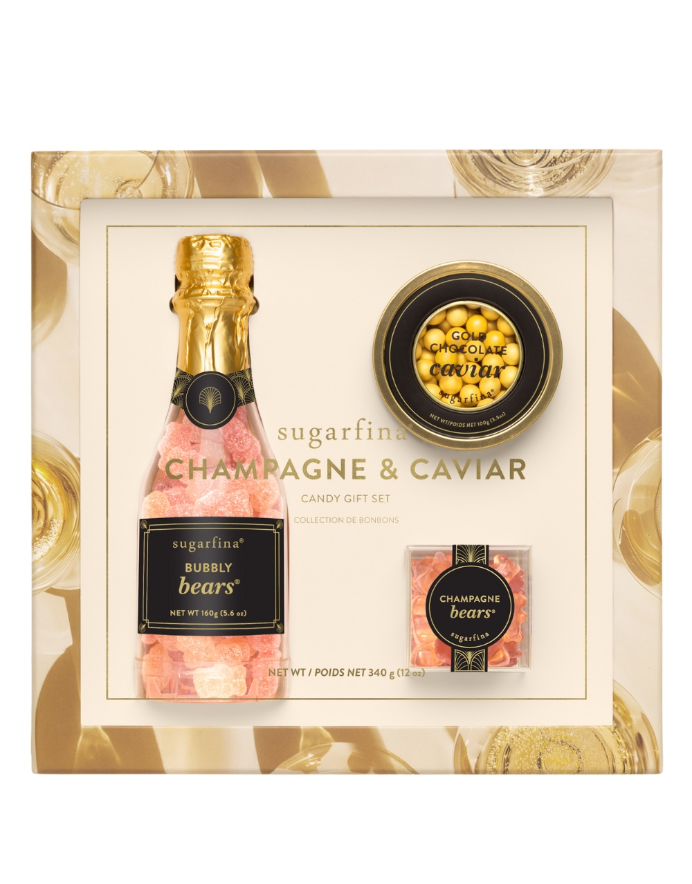 SUGARFINA CHAMPAGNE & CAVIAR GIFT SET