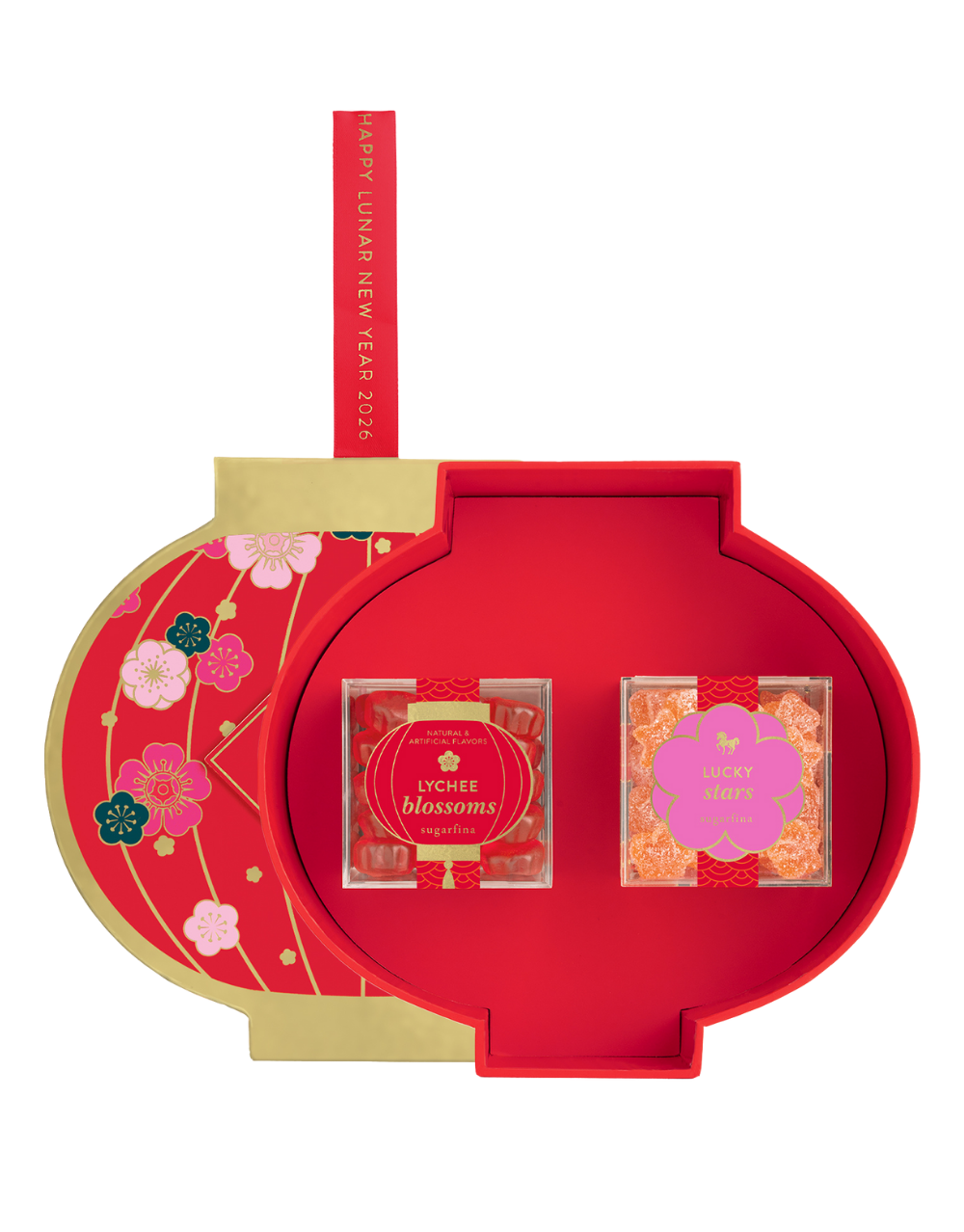 SUGARFINA LUCKY LANTERN 2 PIECE CANDY BENTO BOX