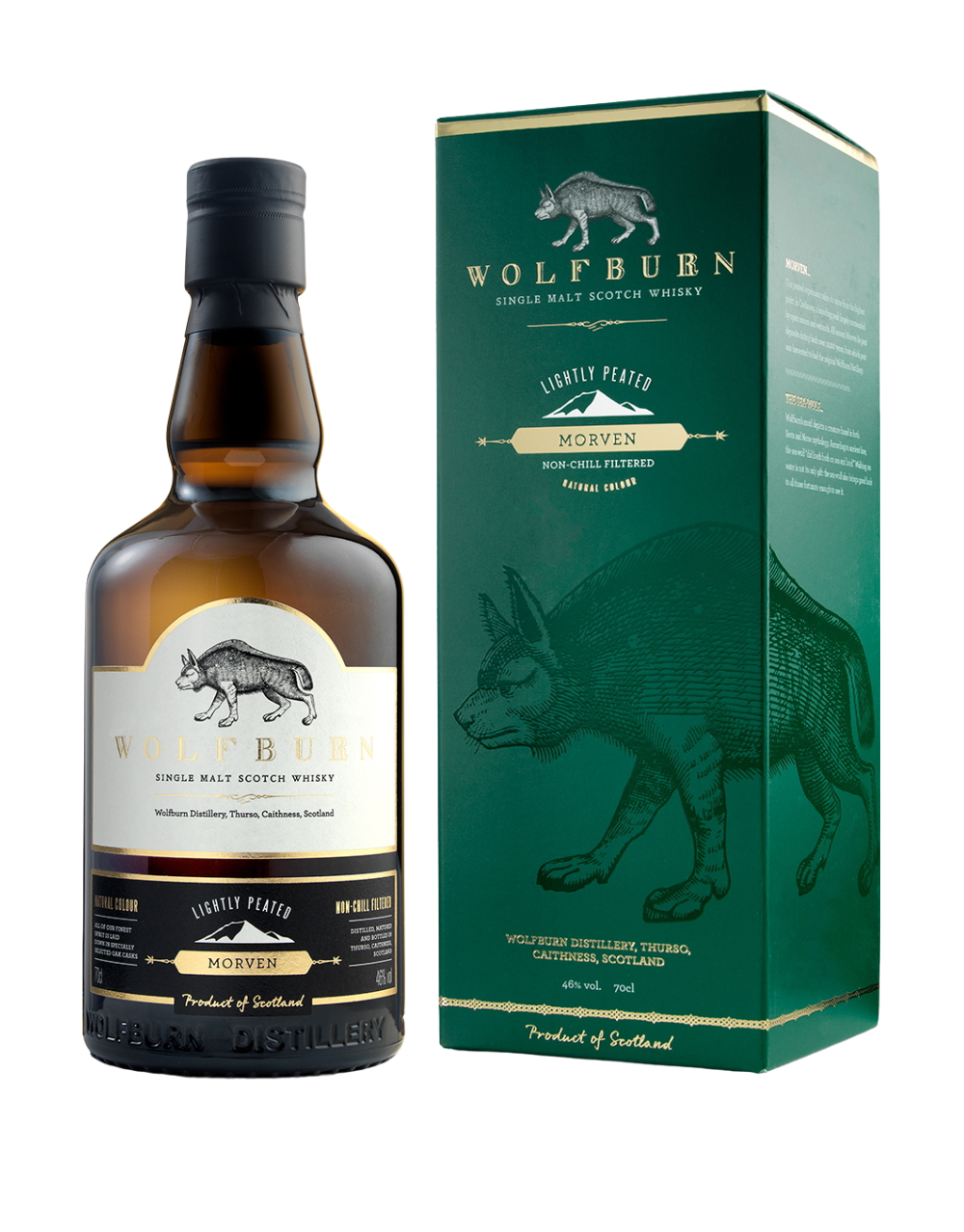 WOLFBURN MORVEN SCOTCH WHISKY