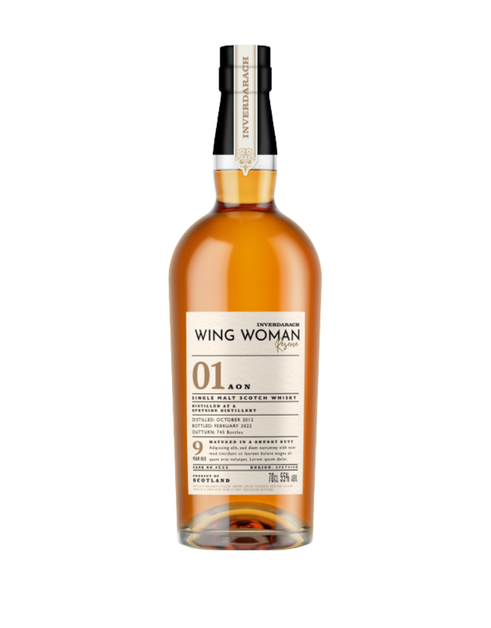 WING WOMAN RESERVE 9 YEAR OLD SCOTCH WHISKY