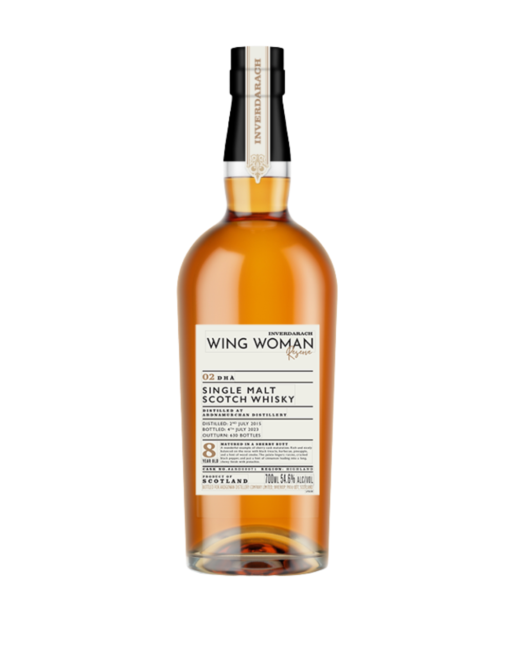 WING WOMAN RESERVE 8 YEAR OLD SCOTCH WHISKY