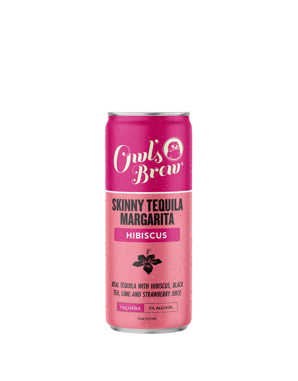 OWL'S BREW SKINNY HIBISCUS MARGARITA COCKTAIL