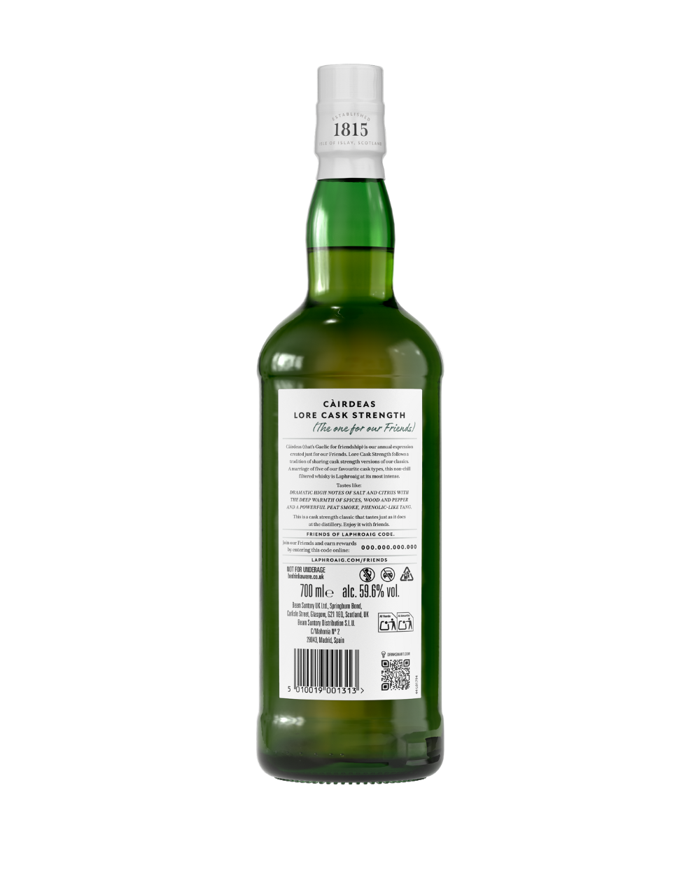 Laphroaig Càirdeas 2025 Lore Cask Strength Islay Single Malt
