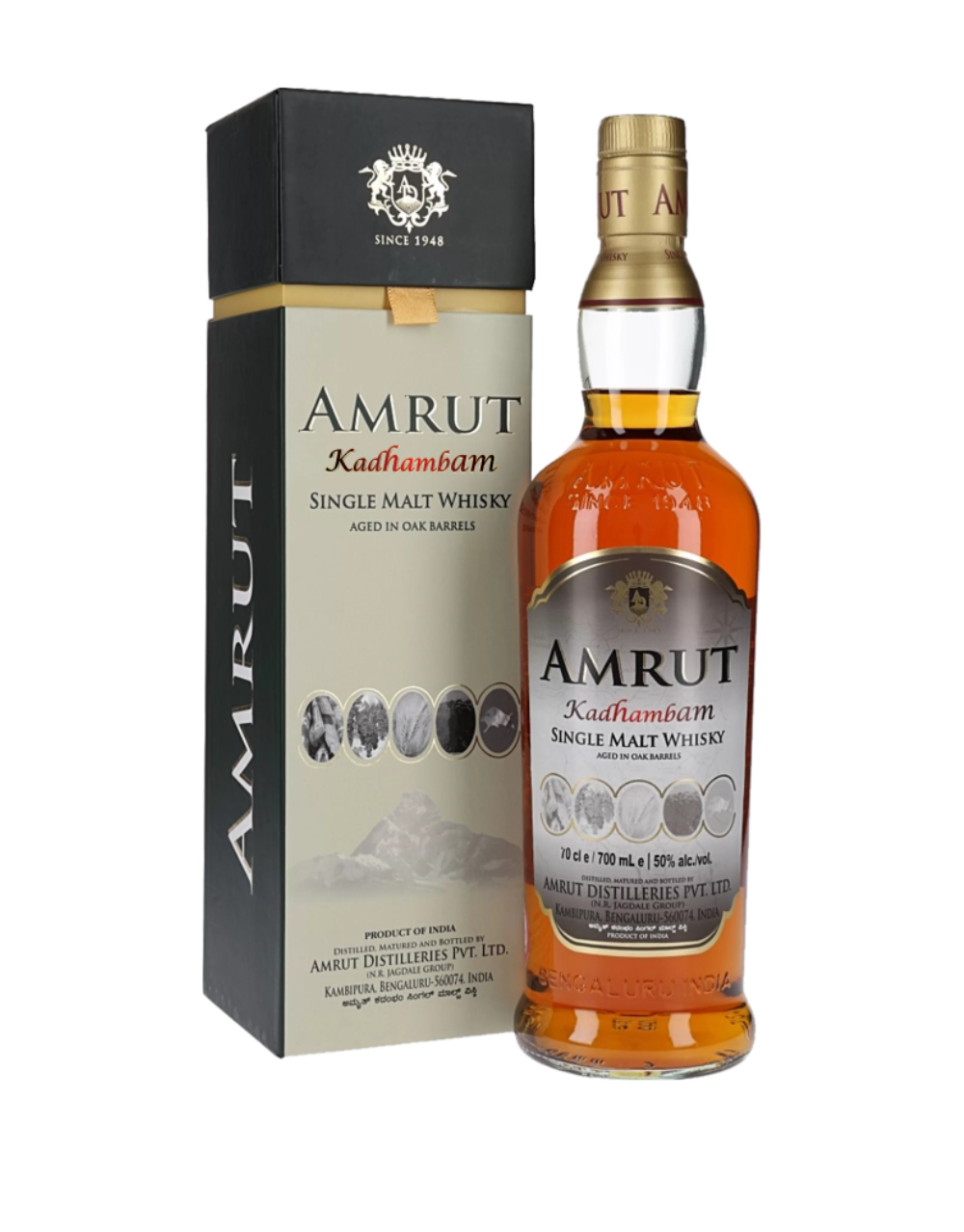 AMRUT KADHAMBAM INDIAN SINGLE MALT WHISKY