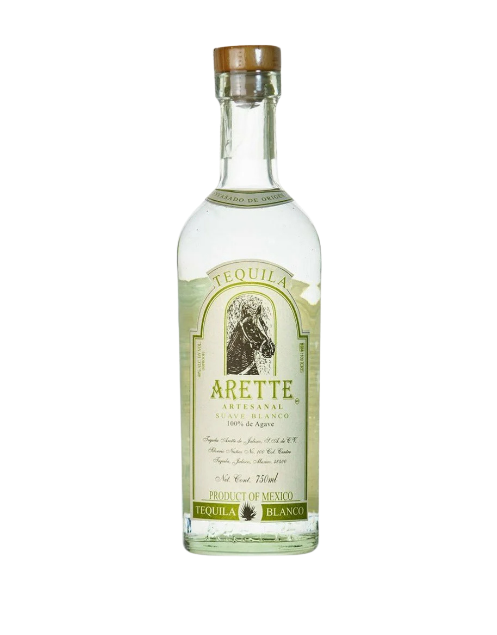 ARETTE ARTESANAL SUAVE BLANCO TEQUILA