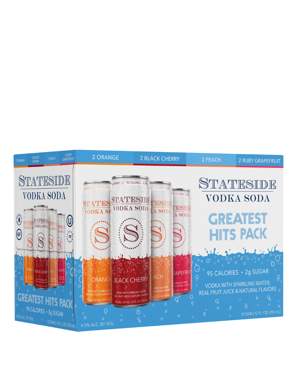 STATESIDE VODKA SODA GREATEST HITS VARIETY PACK