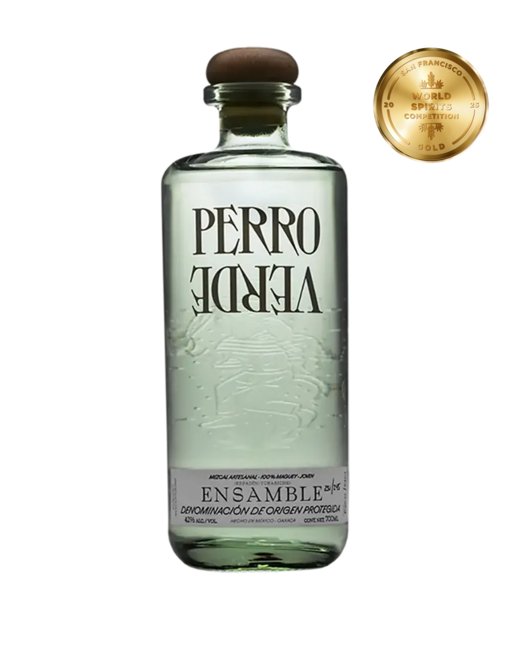 PERRO VERDE MEZCAL ESPADIN AND TOBASICHE BLEND