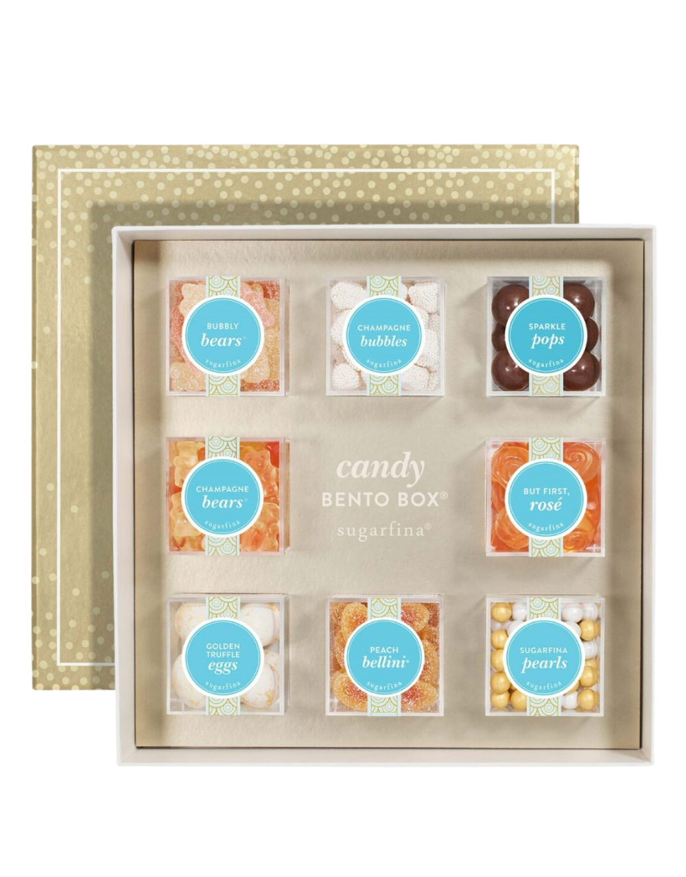 SUGARFINA SWEET & SPARKLING 8 PIECE CANDY BENTO BOX