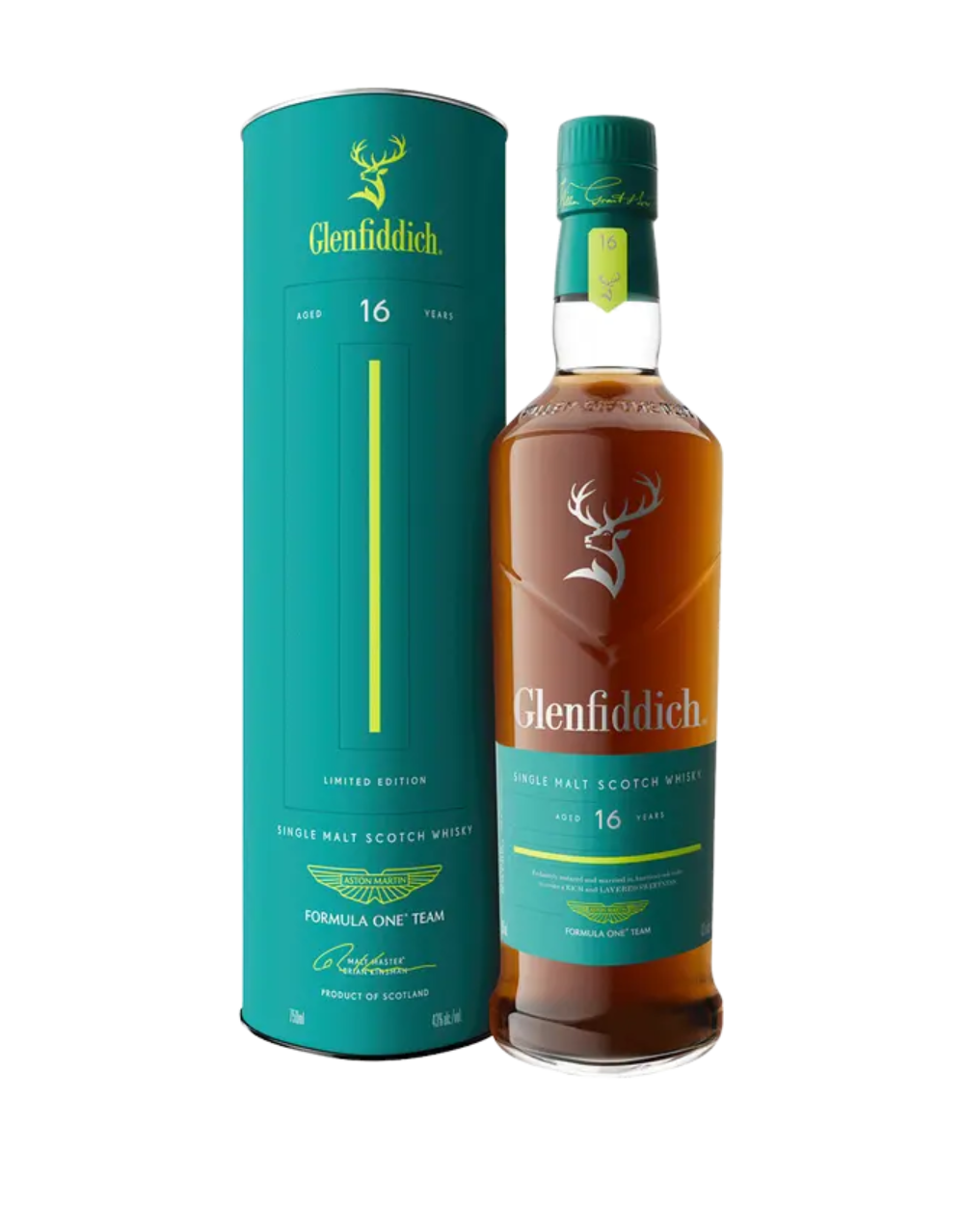GLENFIDDICH 16 YEAR OLD ASTON MARTIN SINGLE MALT SCOTCH WHISKY