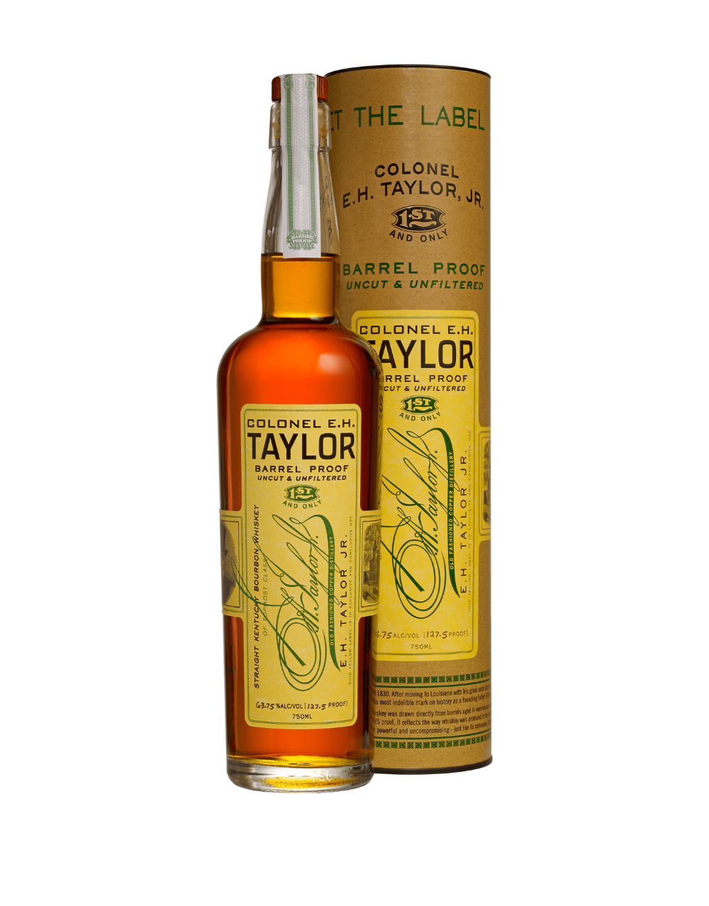 COLONEL E.H. TAYLOR JR. STRAIGHT BOURBON WHISKEY BARREL PROOF