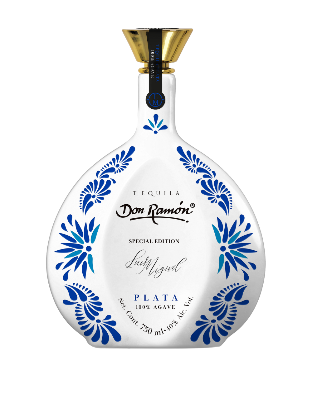 TEQUILA DON RAMÓN PLATA CERAMIC COLLECTION SPECIAL EDITION