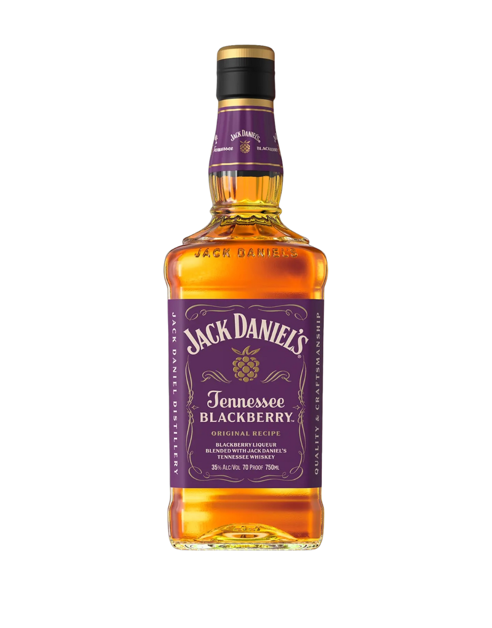 JACK DANIEL'S BLACKBERRY FLAVORED WHISKEY