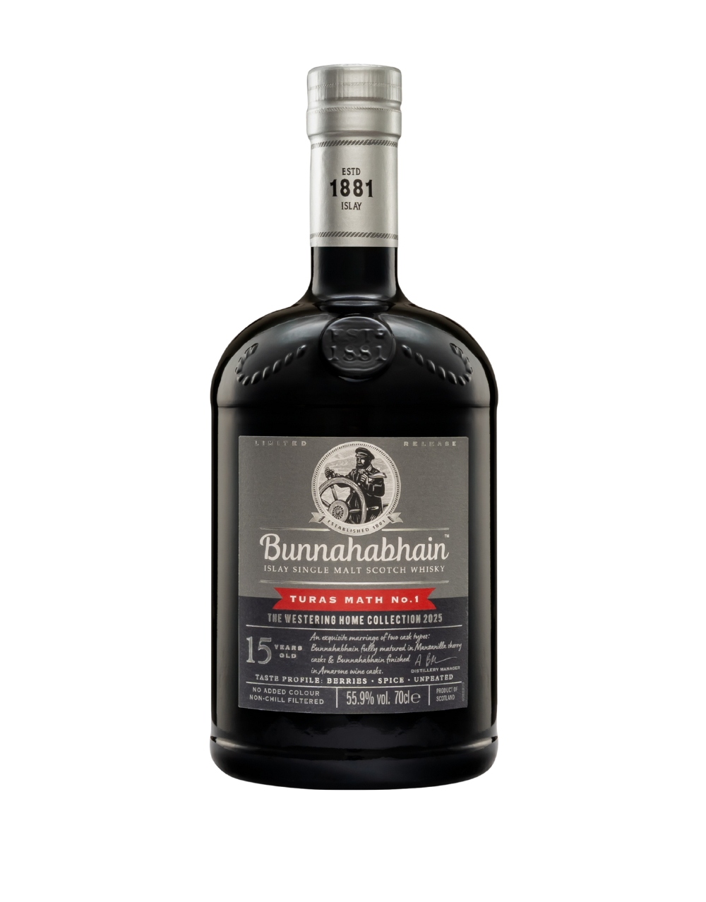 Bunnahabhain Turas Math No.1 15 Year Old Single Malt Scotch Whisky