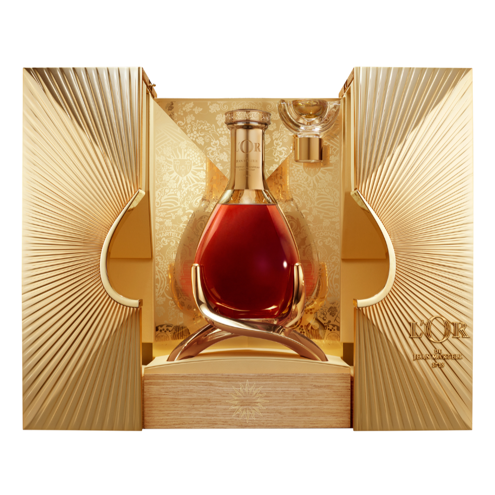 MARTELL L’OR DE JEAN MARTELL RÉSERVE DU CHÂTEAU CHANTELOUP COGNAC
