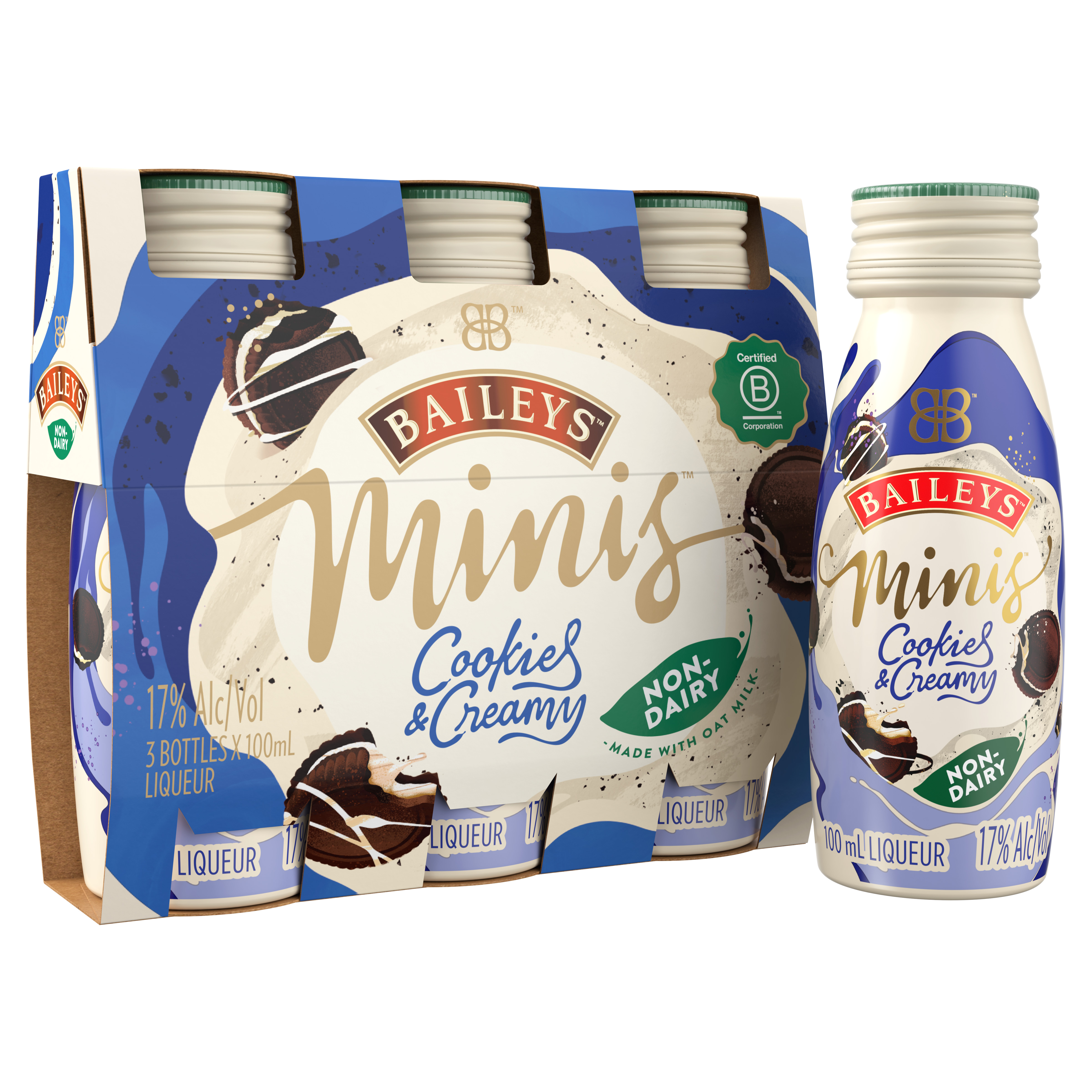 Baileys Cookies and Creamy Non-dairy Liqueur Made With Oat Milk