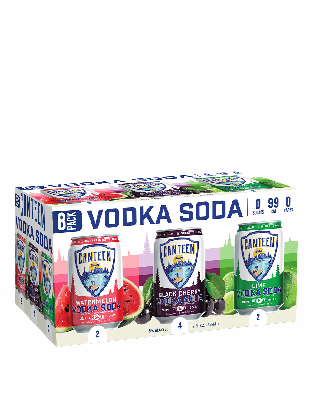 CANTEEN VODKA SODA TRADITIONAL VARIETY PACK
