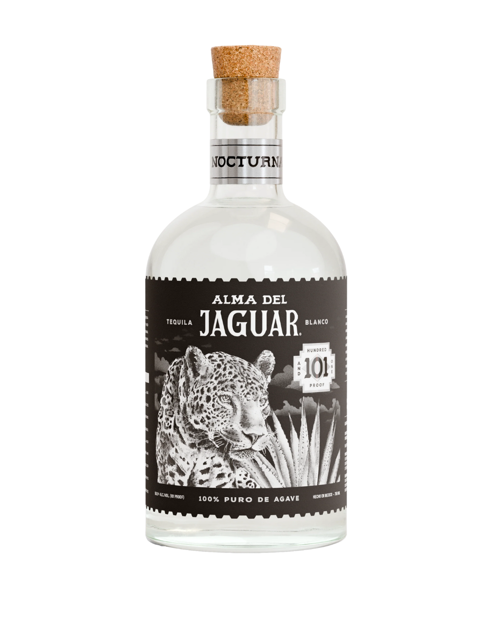 ALMA DEL JAGUAR NOCTURNA HIGH PROOF BLANCO TEQUILA