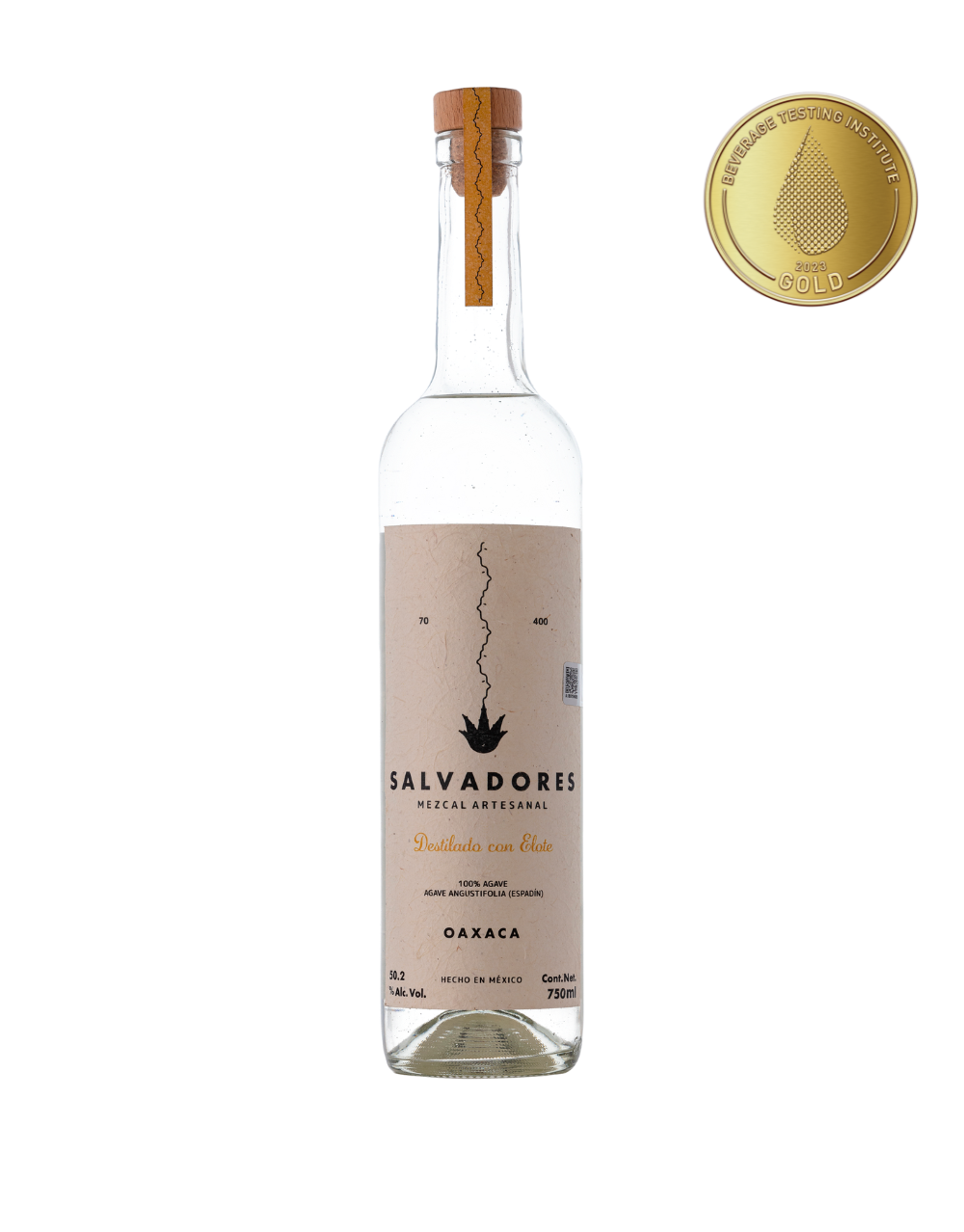 SALVADORES MEZCAL DESTILADO CON ELOTE