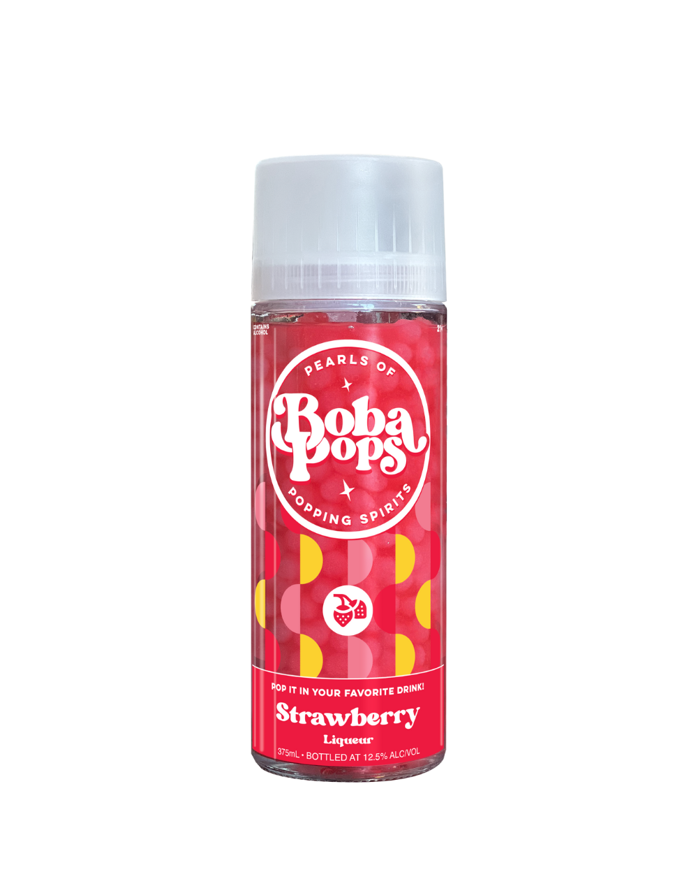BOBA POPS STRAWBERRY LIQUEUR
