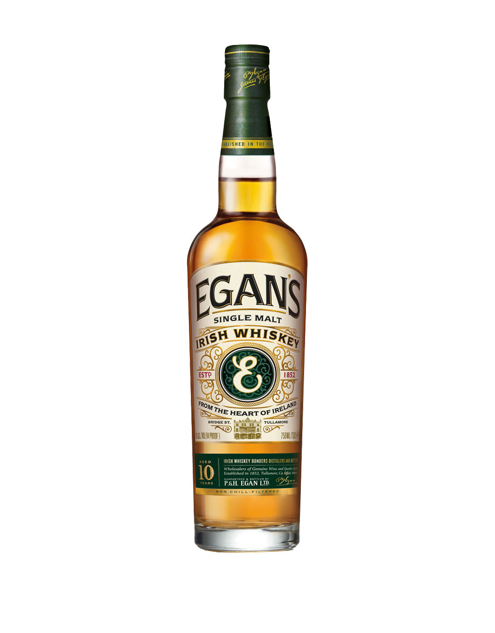 EGAN 10 YEAR OLD SINGLE MALT IRISH WHISKEY