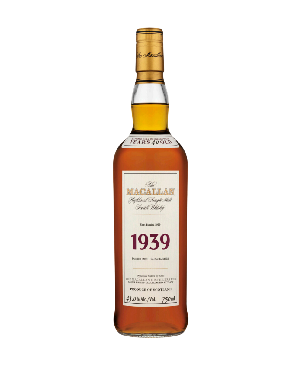 THE MACALLAN FINE & RARE 1939 B1979