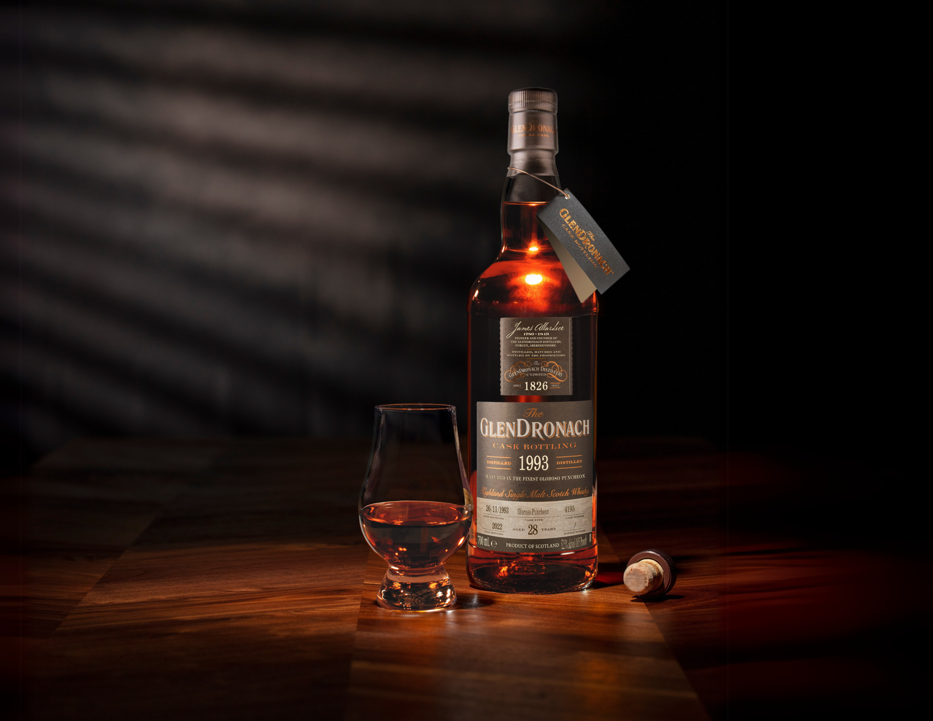 Glendronach 28 Year Old, 1993 Cask #4195 Single Malt Scotch Whisky