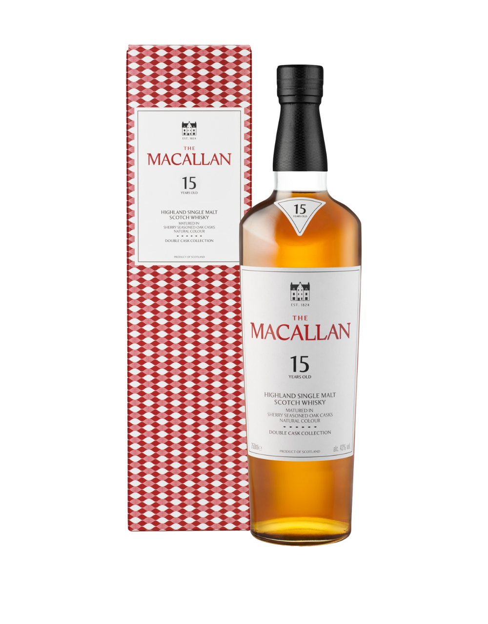 THE MACALLAN DOUBLE CASK 15 YEARS OLD SINGLE MALT WHISKY