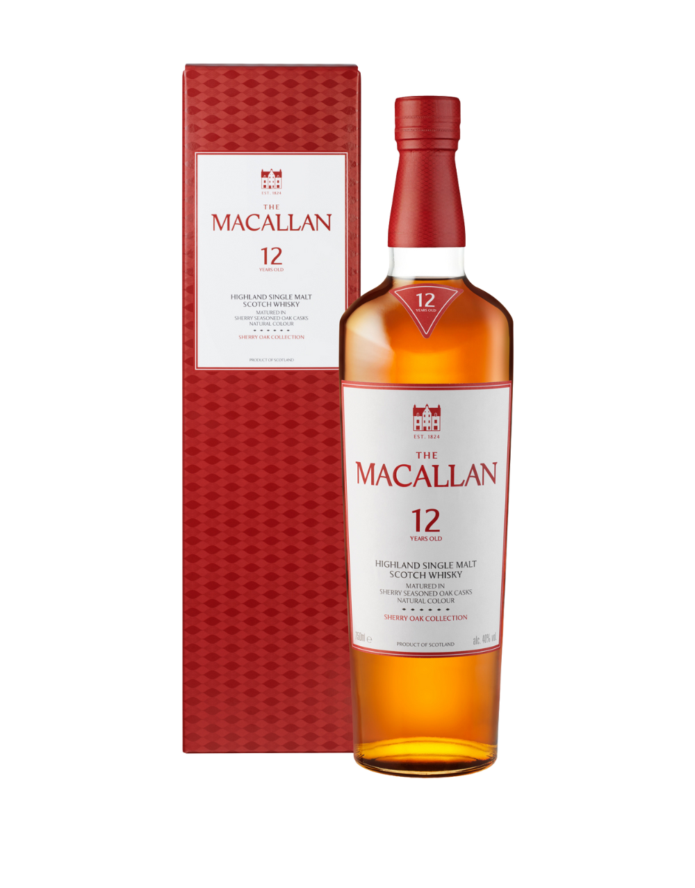 THE MACALLAN SHERRY OAK 12 YEARS OLD SINGLE MALT WHISKY
