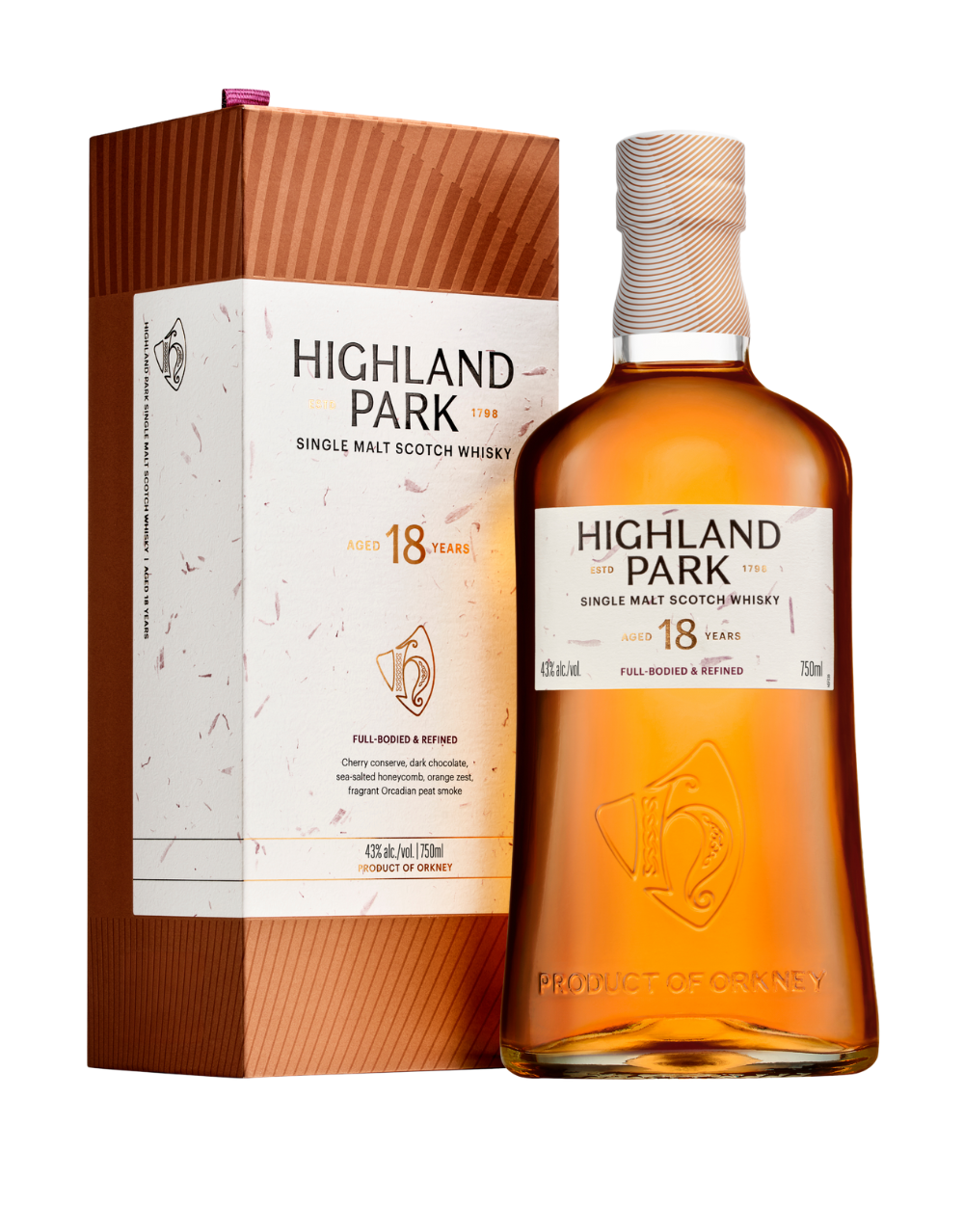 HIGHLAND PARK 18 YEAR OLD SCOTCH WHISKEY