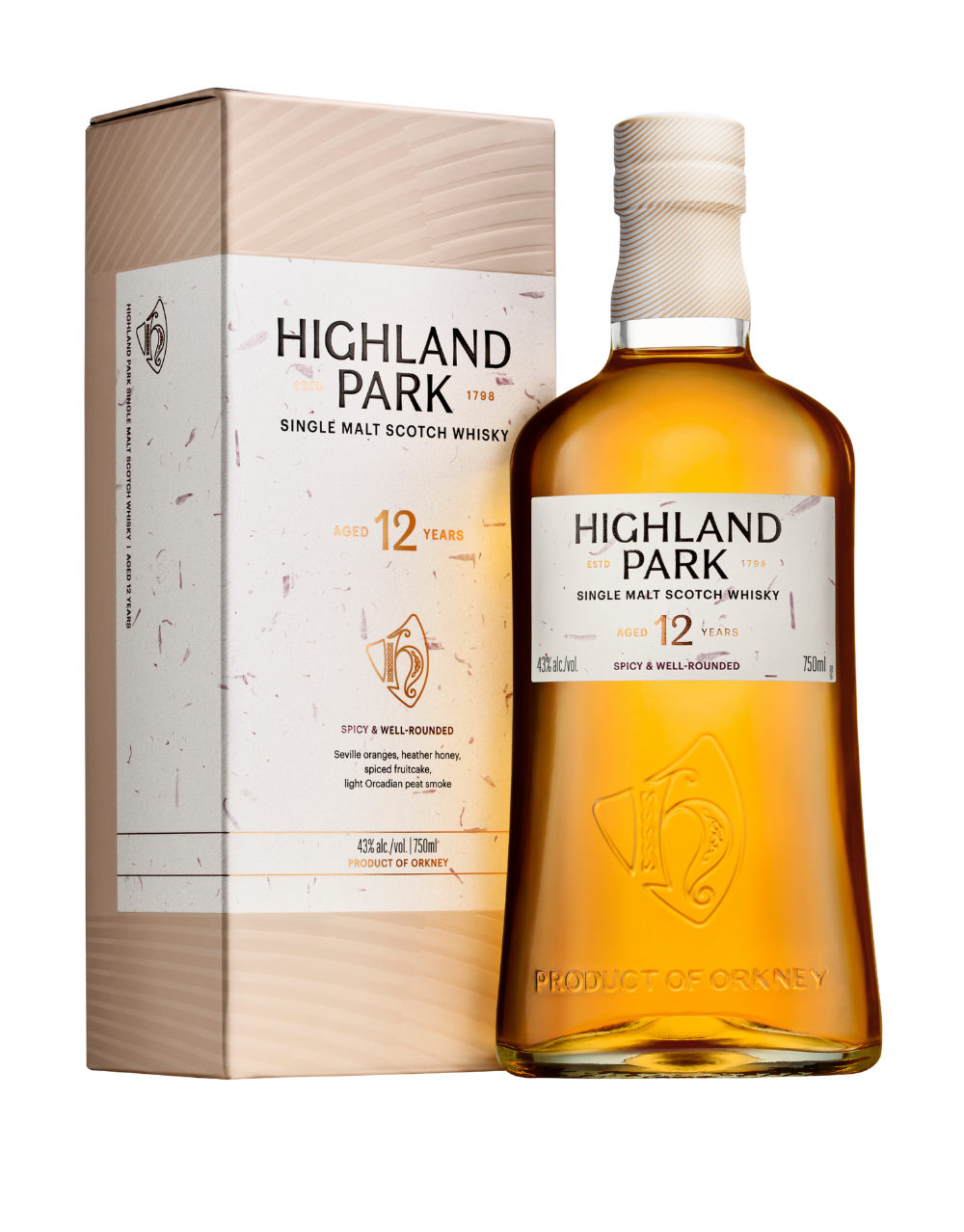 HIGHLAND PARK 12 YEAR OLD SINGLE MALT WHISKY