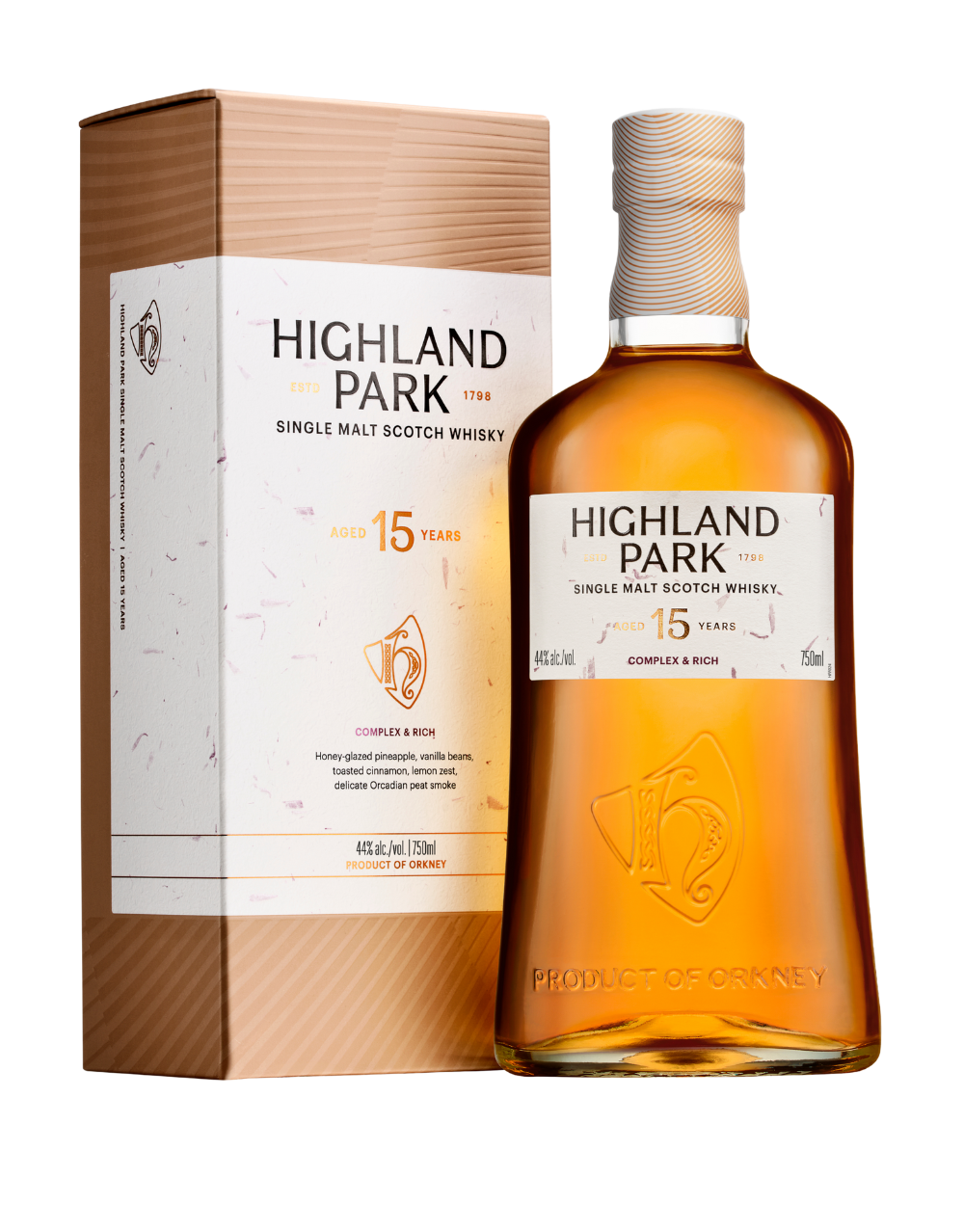 HIGHLAND PARK 15 YEAR OLD SINGLE MALT WHISKY