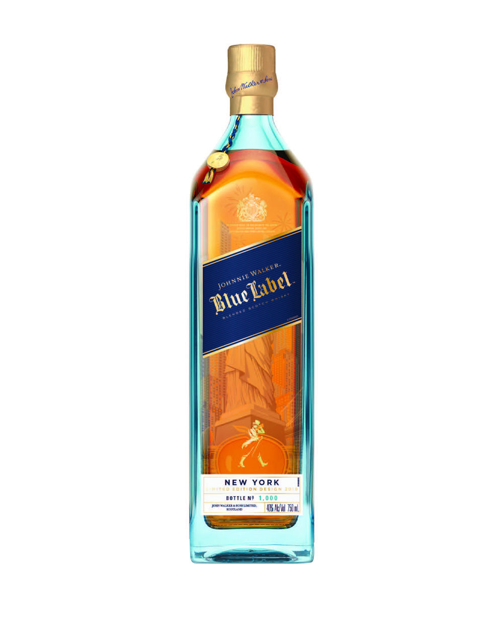 JOHNNIE WALKER BLUE LABEL BLENDED SCOTCH WHISKY, NEW YORK EDITION