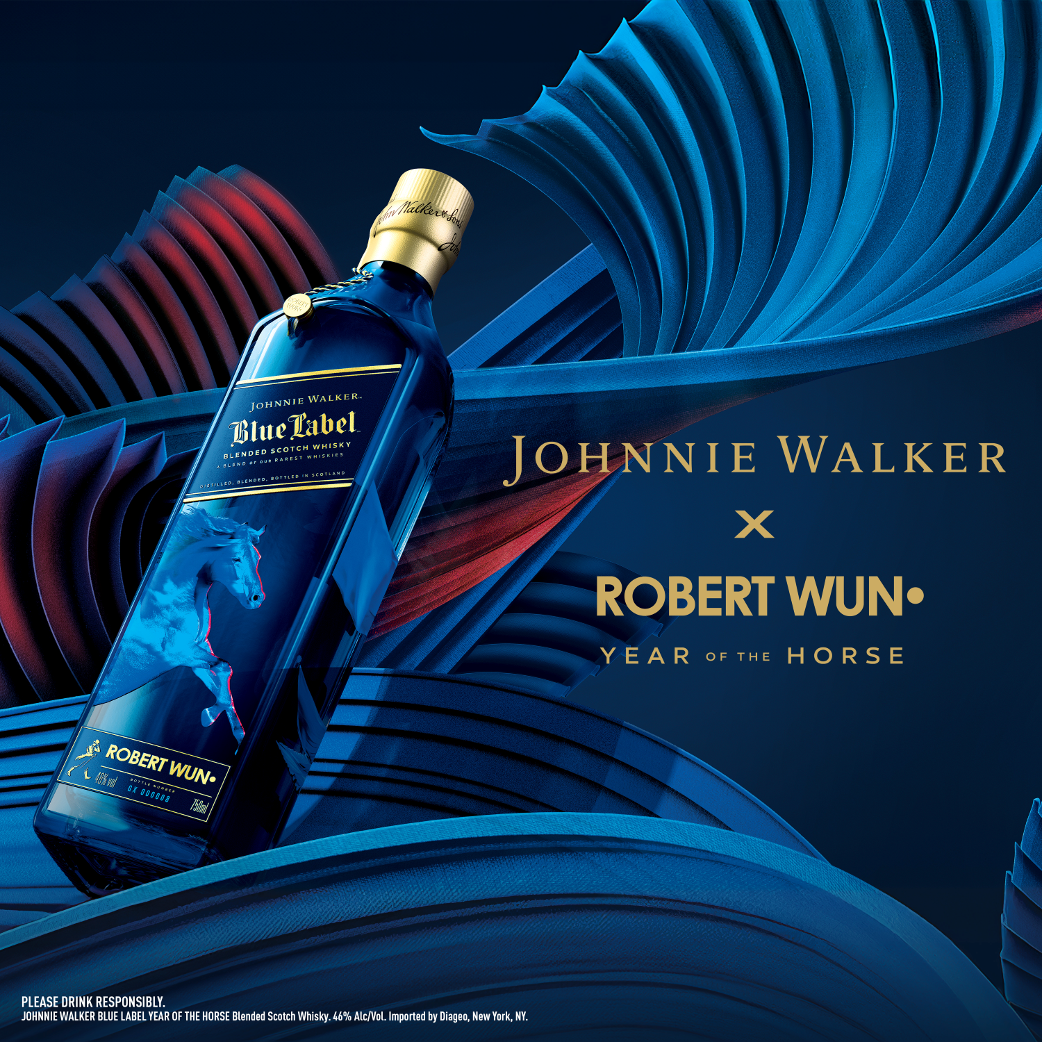 Johnnie Walker Blue Label Year Of the Horse Lunar New Year