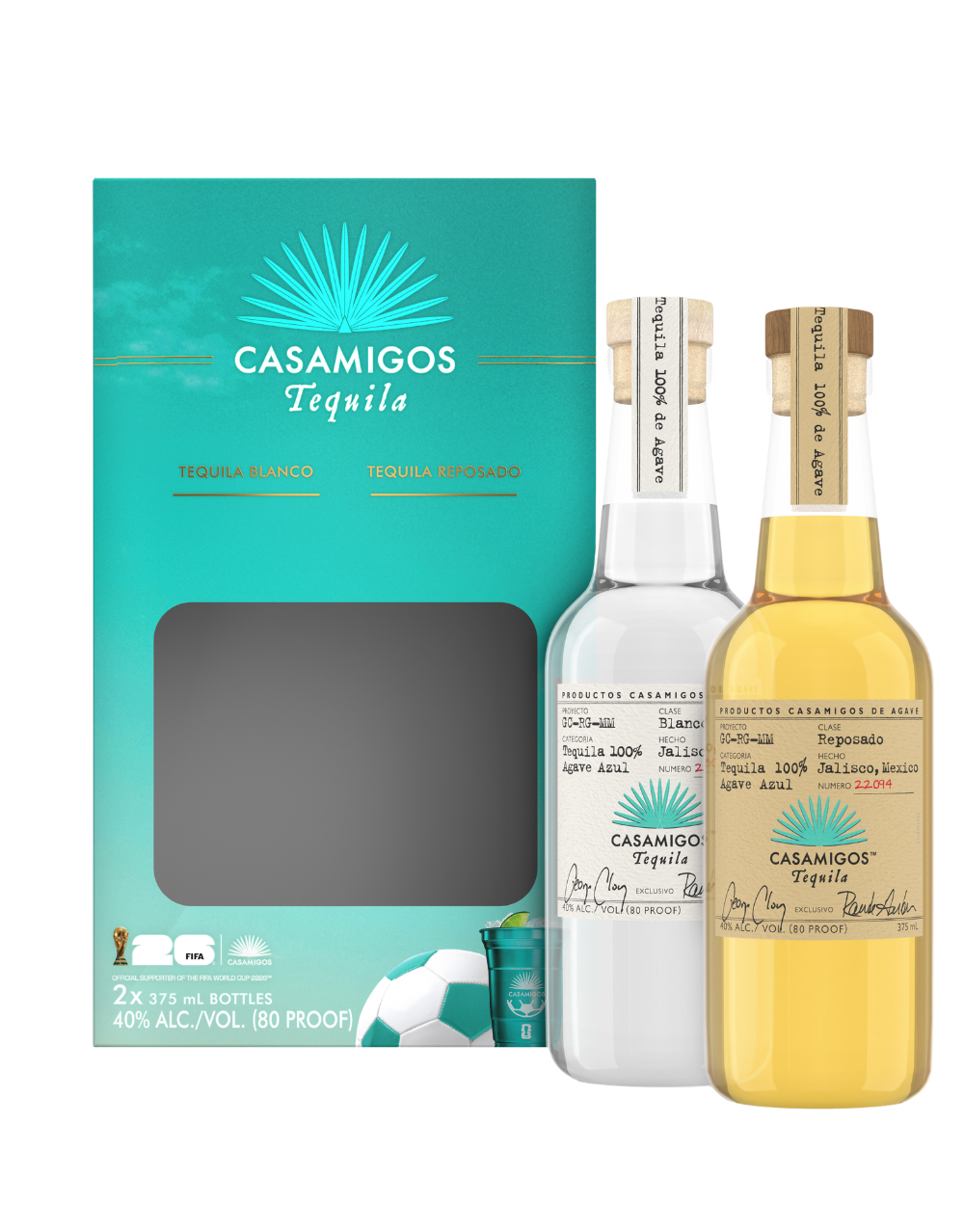 CASAMIGOS BLANCO AND REPOSADO TEQUILA FIFA WORLD CUP 2026™ VARIETY PACK