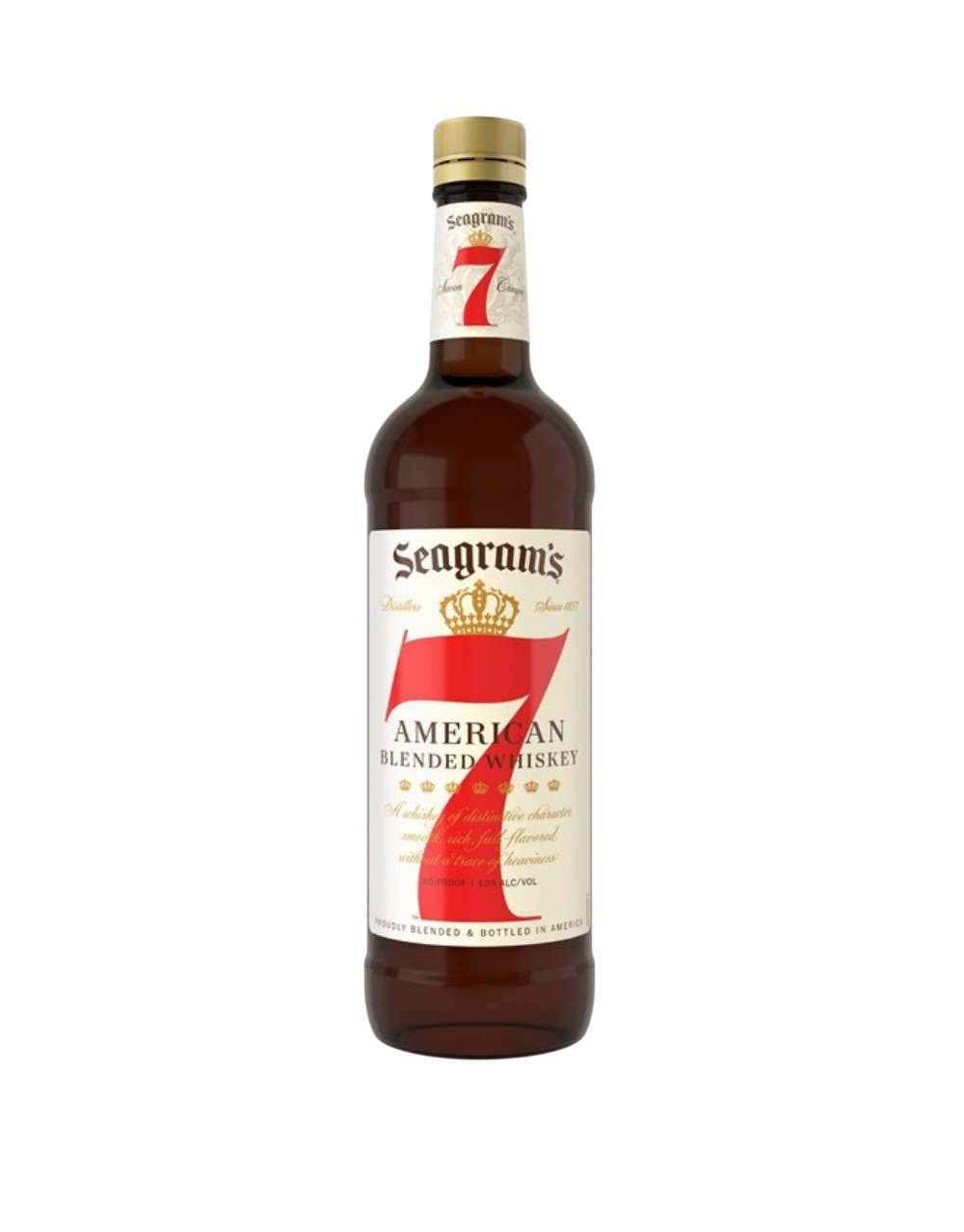 SEAGRAM'S 7 CROWN AMERICAN BLENDED WHISKEY