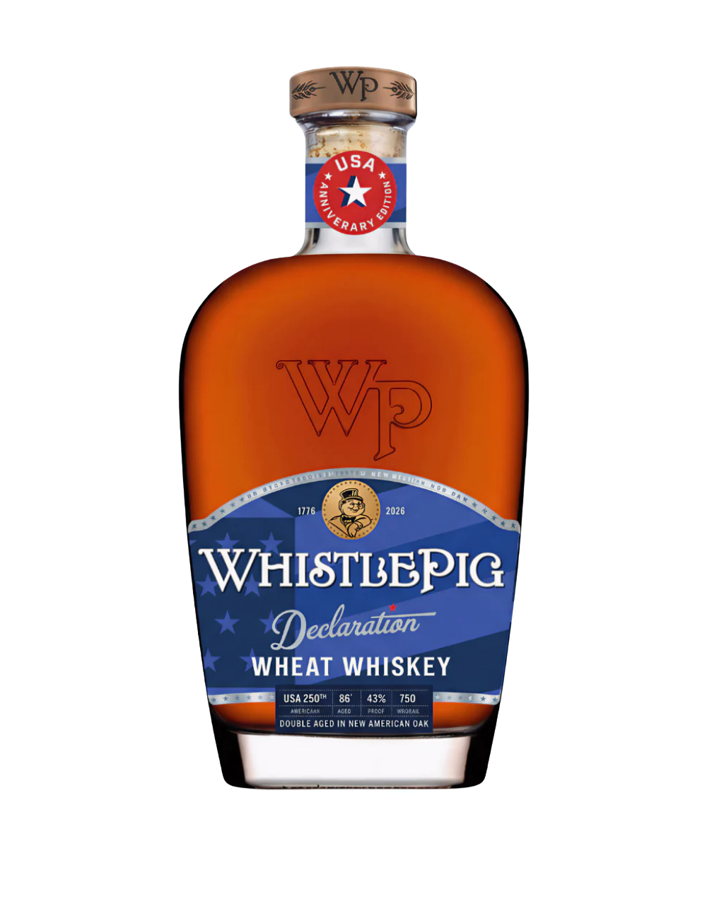 WHISTLEPIG DECLARATION WHEAT WHISKEY USA 250TH ANNIVERSARY EDITION