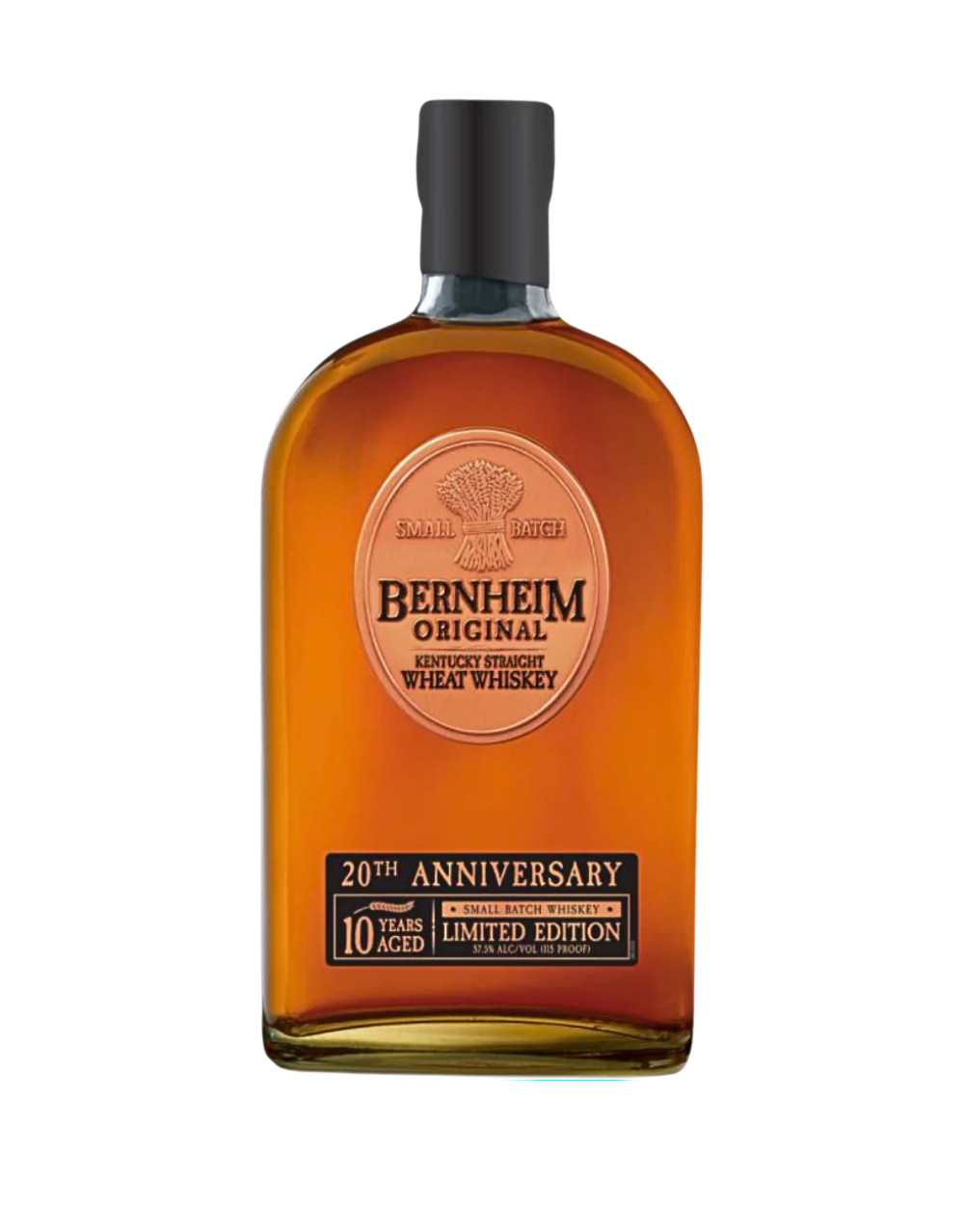 BERNHEIM 20TH ANNIVERSARY 10 YEAR OLD WHEAT WHISKEY LIMITED EDITION