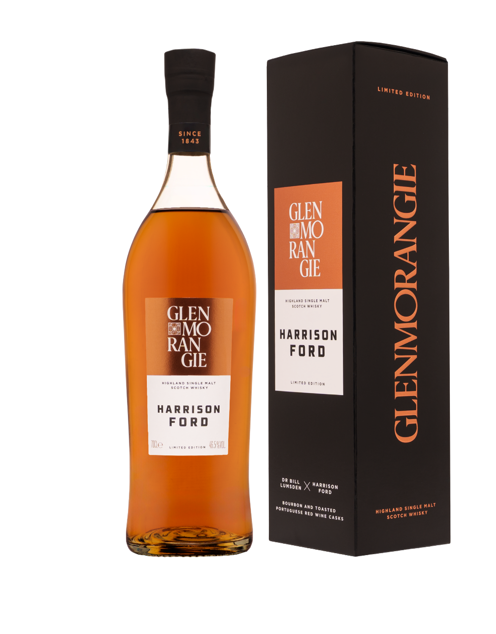 GLENMORANGIE HARRISON FORD LIMITED EDITION SCOTCH WHISKY