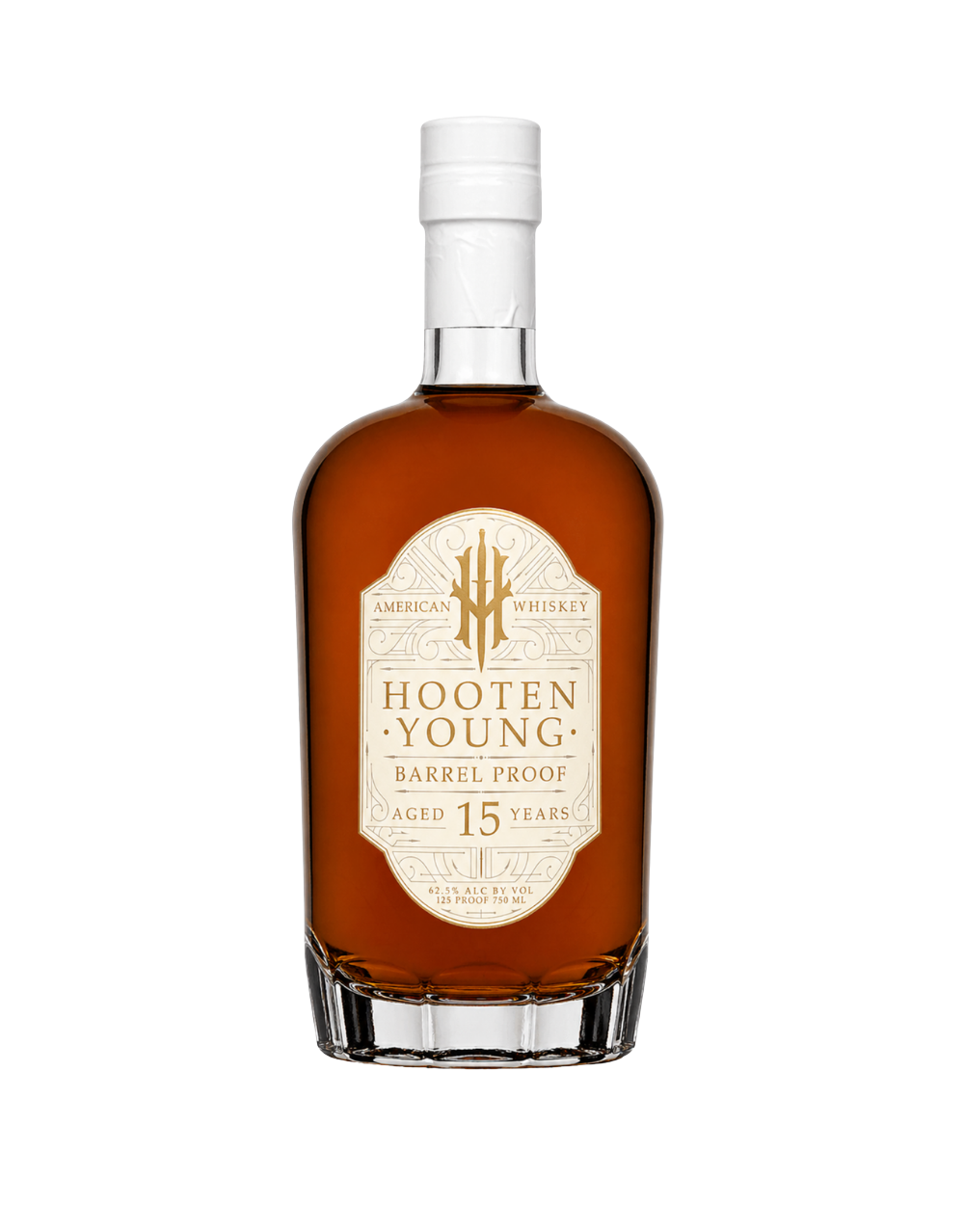 HOOTEN YOUNG 15 YEAR OLD BARREL PROOF AMERICAN WHISKEY