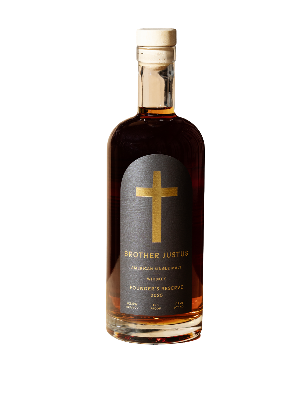 BROTHER JUSTUS FOUNDER'S RESERVE AMERICAN SINGLE MALT WHISKEY 2025