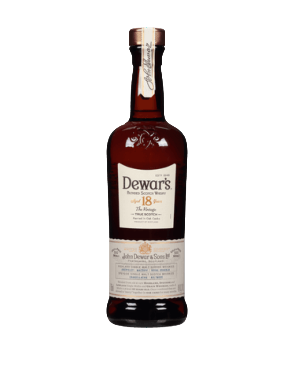 DEWAR'S 18 YEAR OLD