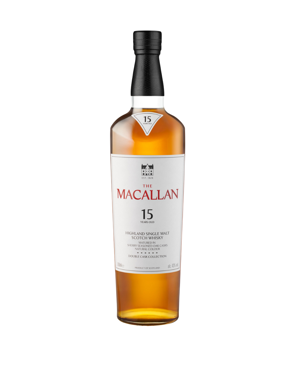 THE MACALLAN DOUBLE CASK 15 YEARS OLD SINGLE MALT WHISKY