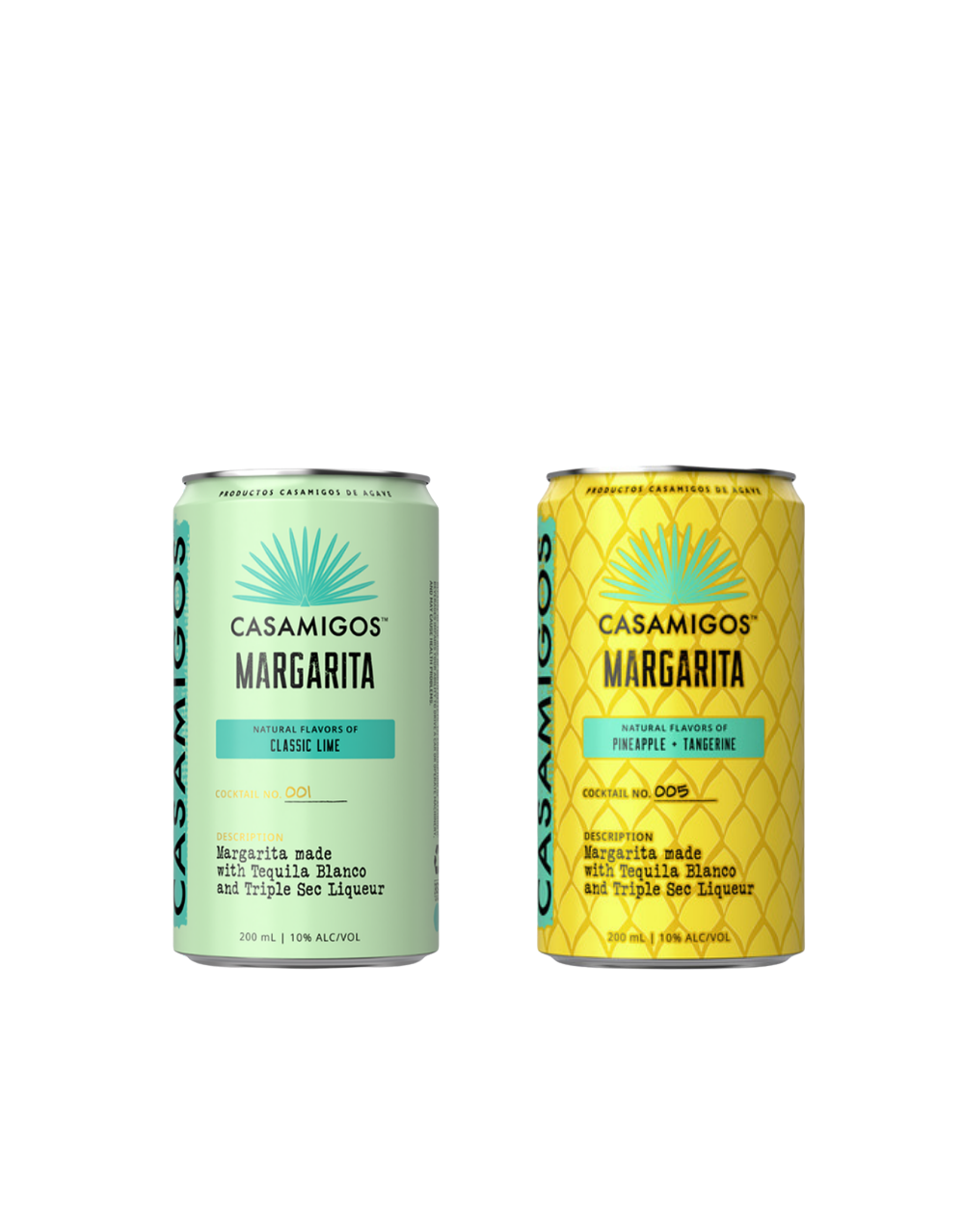 CASAMIGOS CLASSIC LIME & PINEAPPLE + TANGERINE MARGARITAS LIMITED EDITION PACK