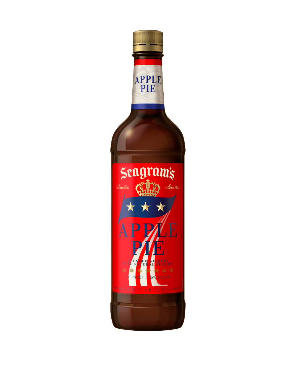 SEAGRAMS 7 CROWN APPLE PIE 250TH ANNIVERSARY BLENDED WHISKY