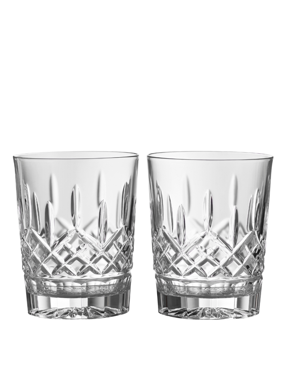 WATERFORD LISMORE DOUBLE OLD FASHIONED - SET OF 2
