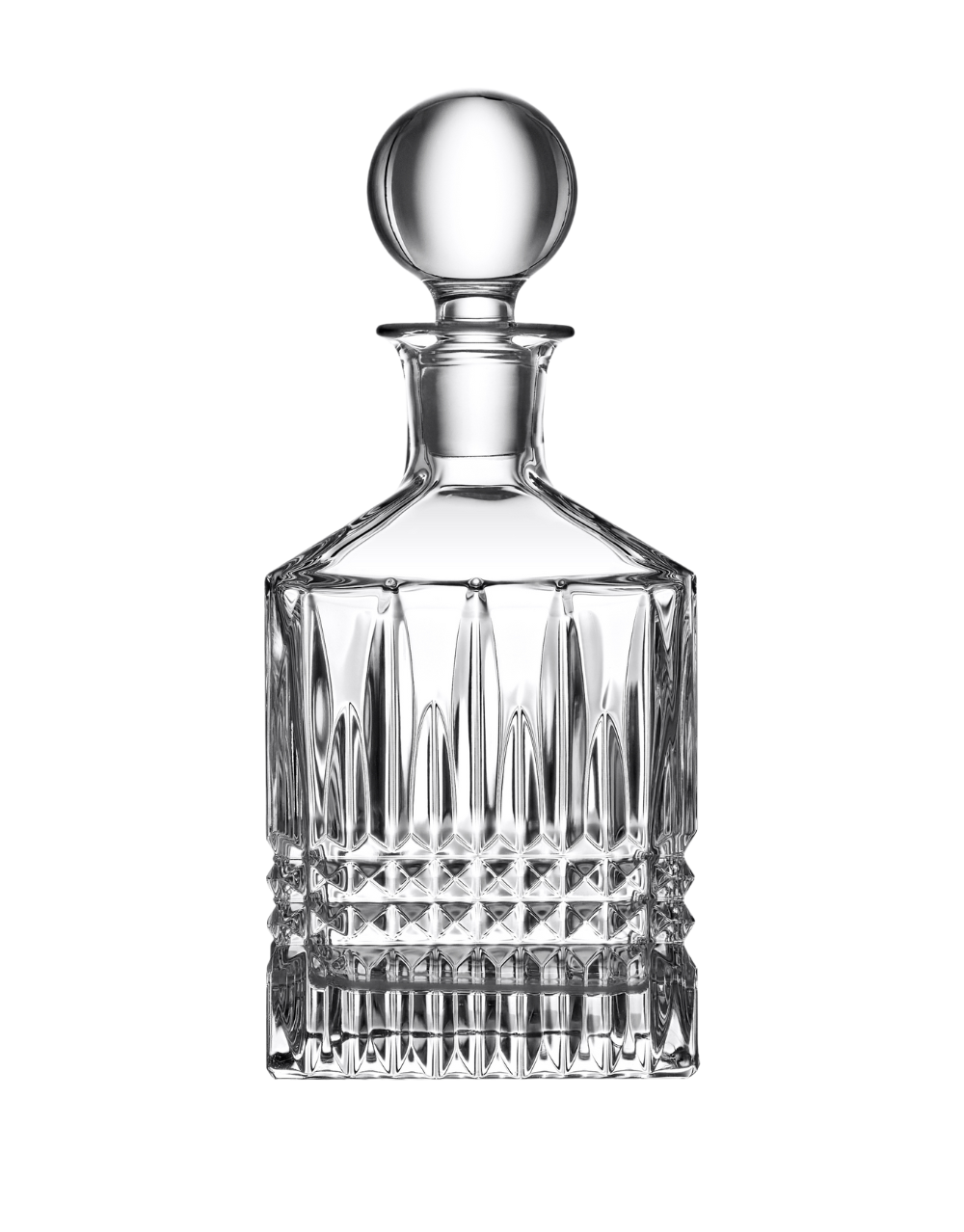 WATERFORD LISMORE DIAMOND SQUARE DECANTER