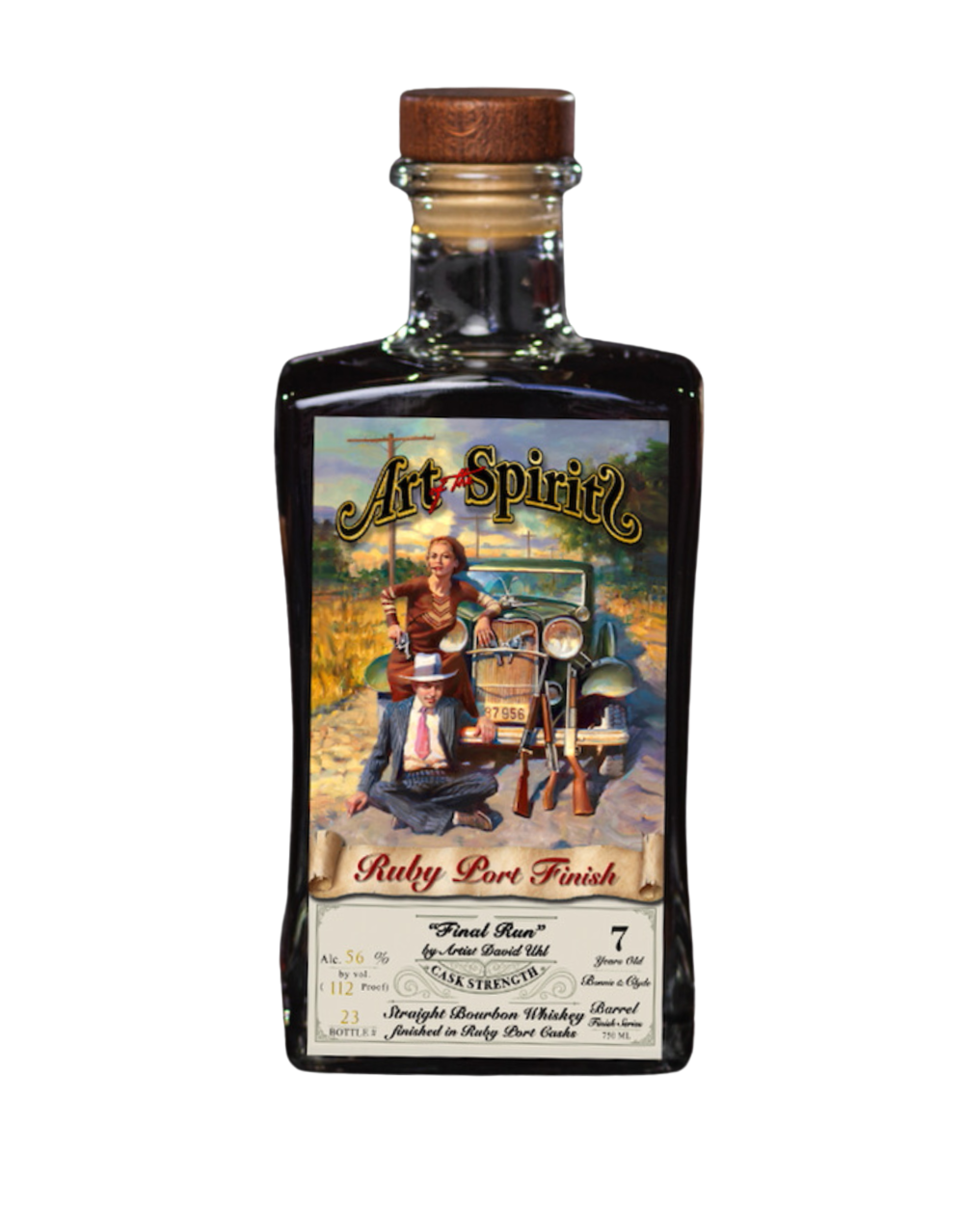 ART OF THE SPIRITS RUBY PORT FINISH - CASK STRENGTH "FINAL RUN" STRAIGHT BOURBON WHISKEY